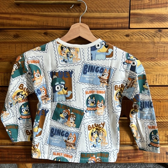 Zara Boys Bluey Long Sleeve Shirt - Picture 4 of 4